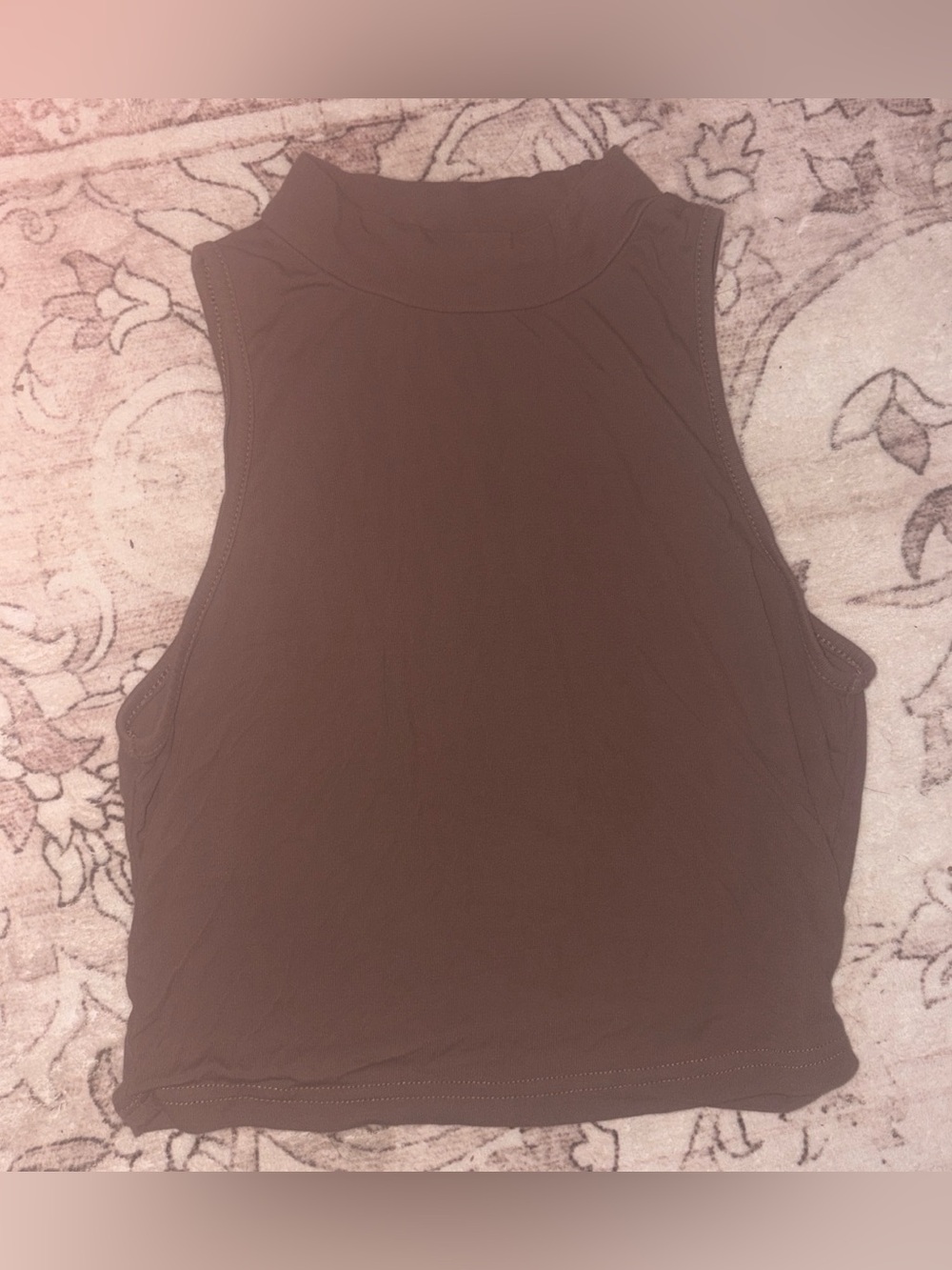 Brown Crop Tank